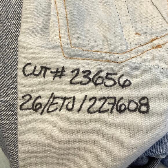 NEW! RE/DONE LEVI'S Engineered Tapered $675 msrp Size 26 Indigo Jeans G22-6 - Picture 8 of 10